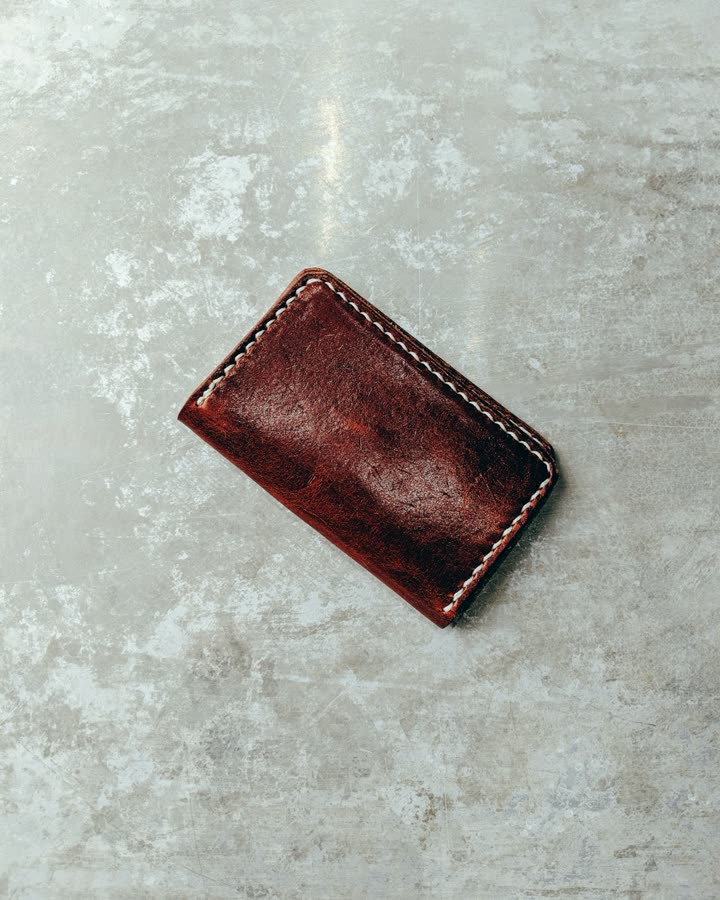 Men's Burgundy Leather Wallet