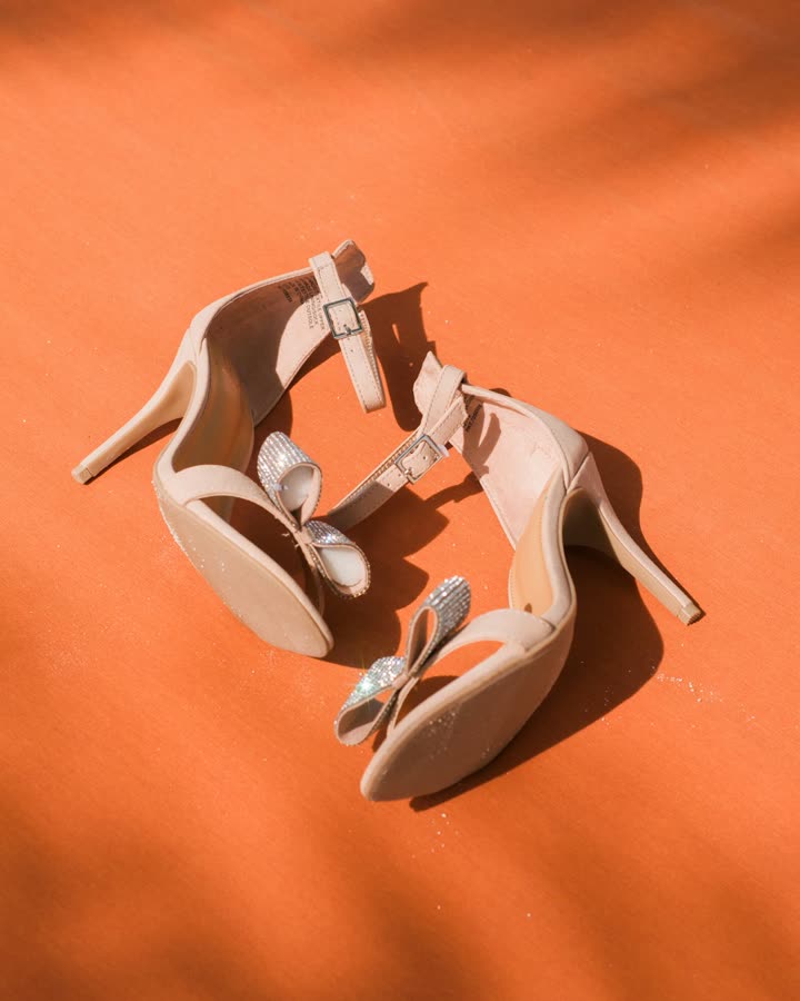 Women's Nude Heeled Sandals