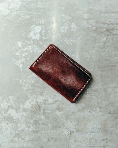 Men's Burgundy Leather Wallet