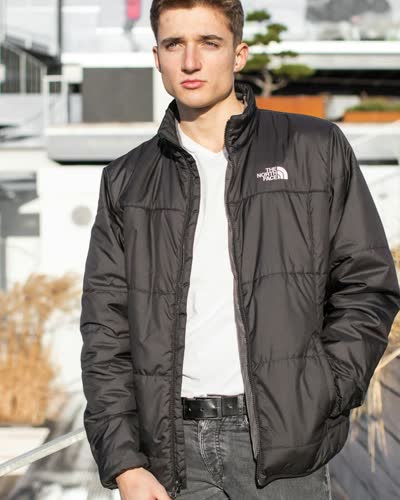 Men's Black Padded Jacket