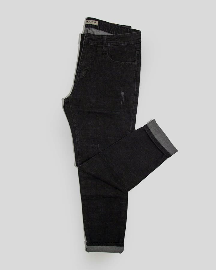 Men's Slim Fit Black Jeans