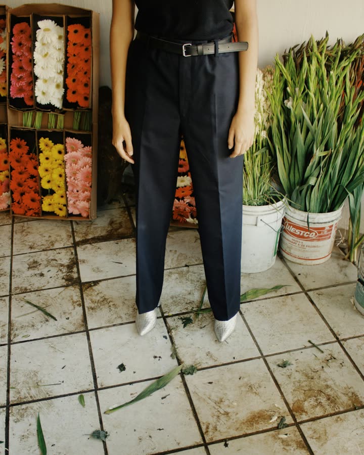 Women's Black Tailored Trousers